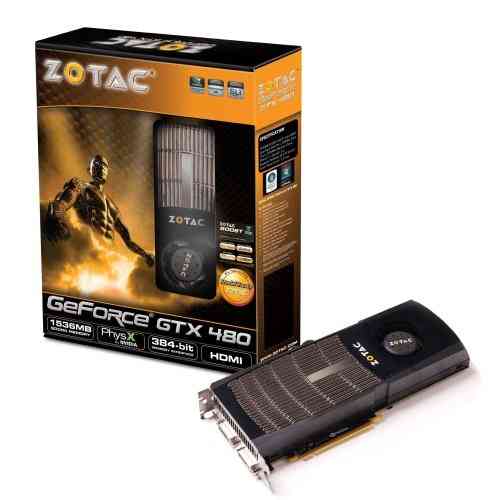 Zotac GeForce GTX 480  (Retail, mini-HDMI, 2x DVI)