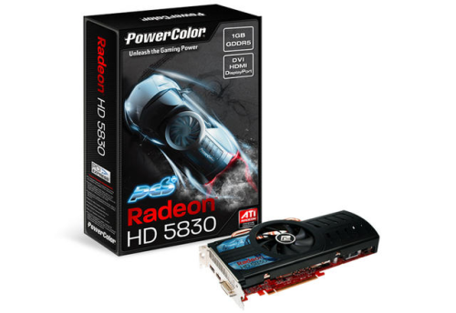PowerColor HD5830 PCS+  (Retail, DisplayPort, HDMI, DVI)