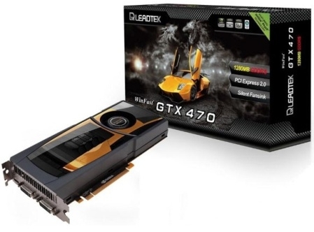 Leadtek GeForce GTX 470  (Retail, mini-HDMI, 2x DVI)